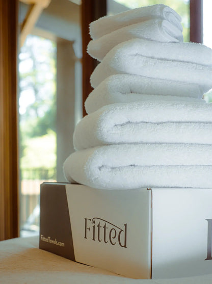 Plush Turkish Cotton Diamond Bath Towels: Gift Sets Fitted Enterprises